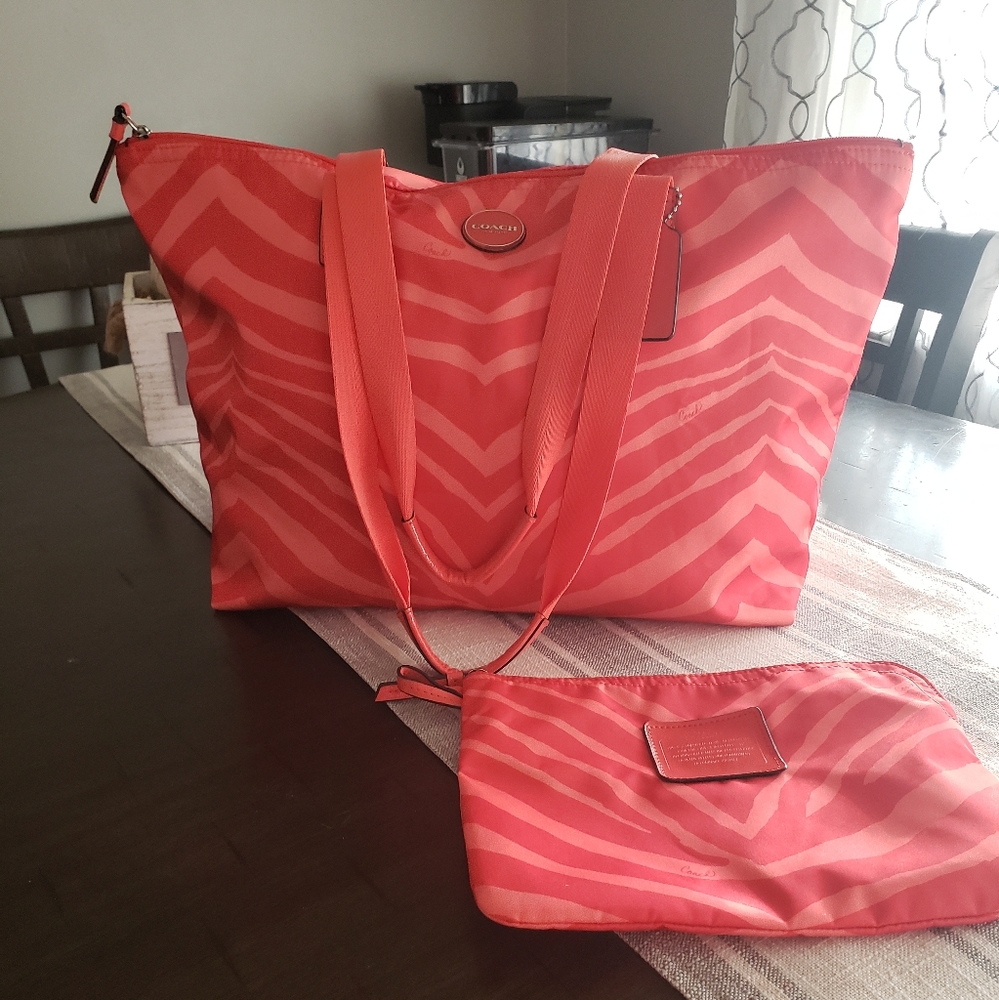 Brand new Coach Beach tote